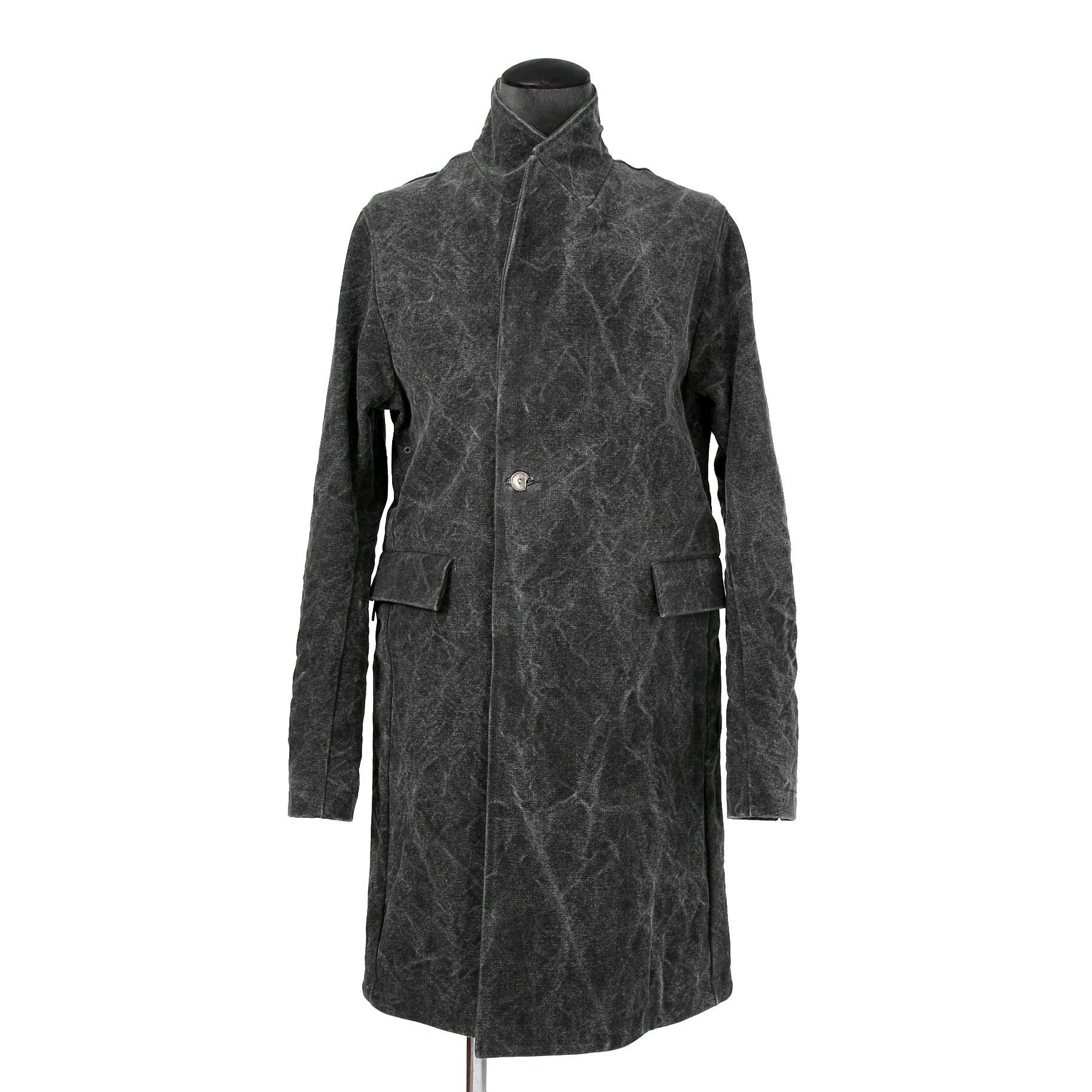 新品 taichimurakami タイチムラカミ / 24AW DOUBLE BREASTED WORK COAT  / size 6 (WASHED BLACK)