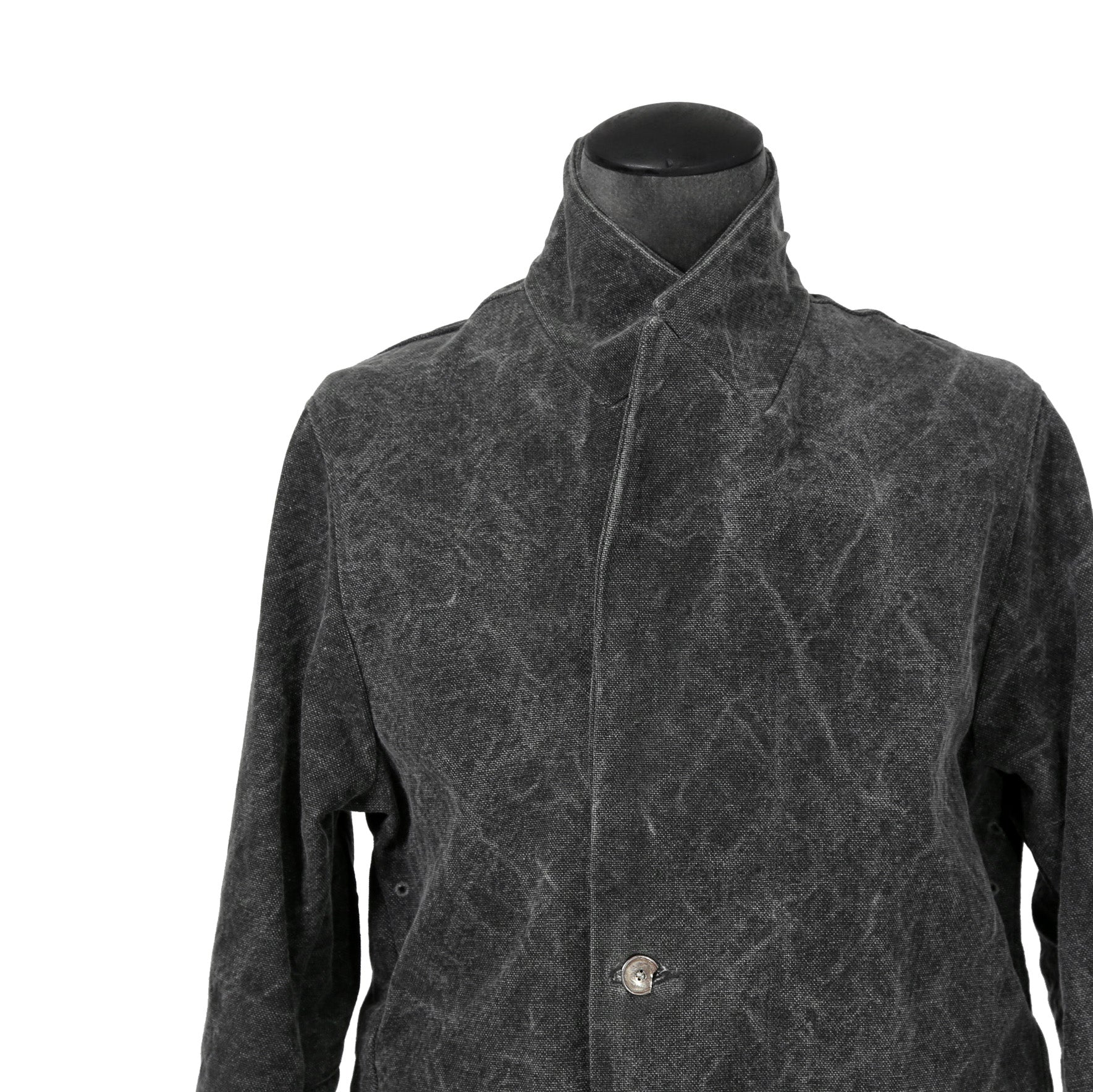 新品 taichimurakami タイチムラカミ / 24AW DOUBLE BREASTED WORK COAT  / size 6 (WASHED BLACK)