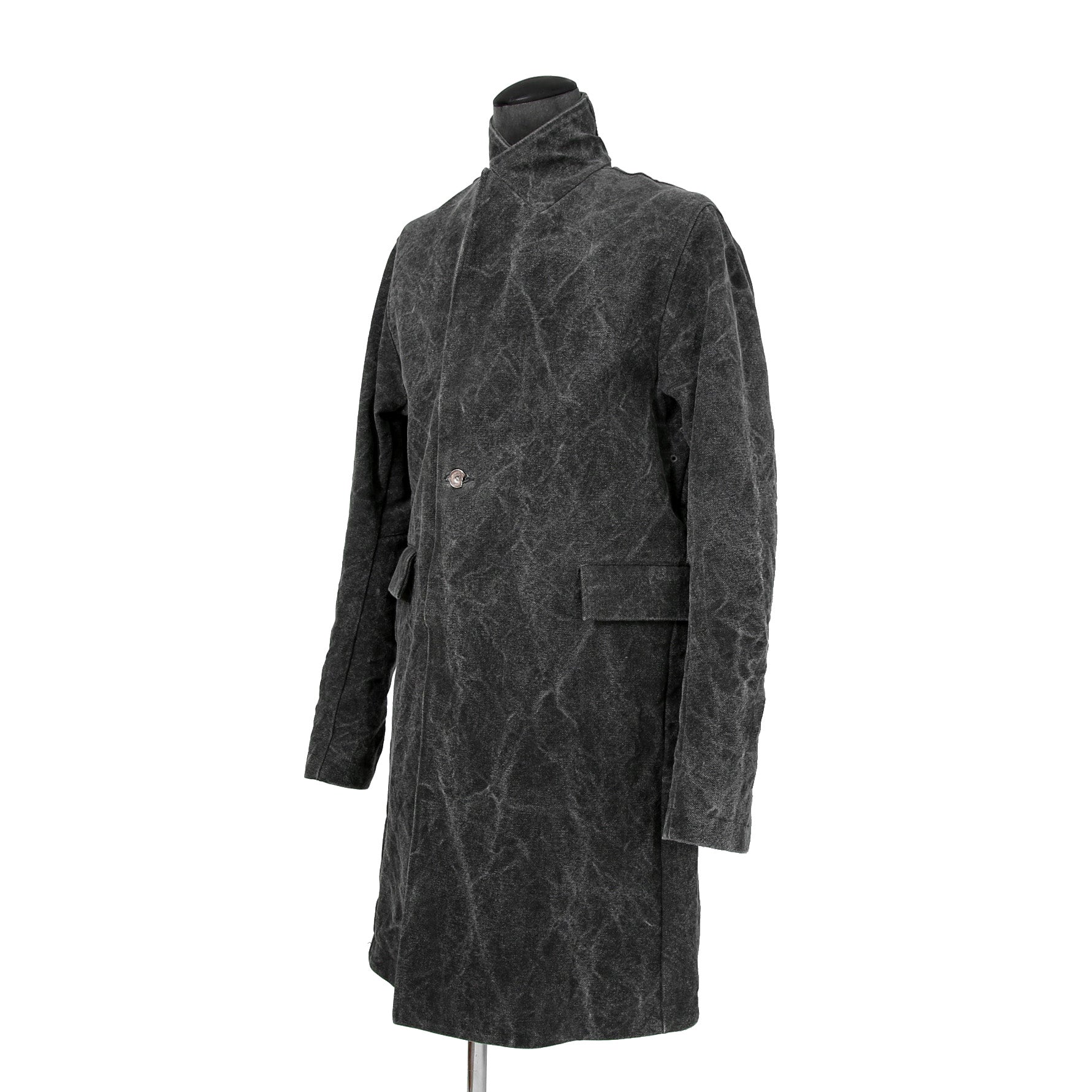 新品 taichimurakami タイチムラカミ / 24AW DOUBLE BREASTED WORK COAT  / size 6 (WASHED BLACK)