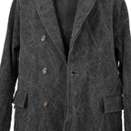 新品 taichimurakami タイチムラカミ / 24AW DOUBLE BREASTED WORK COAT  / size 6 (WASHED BLACK)