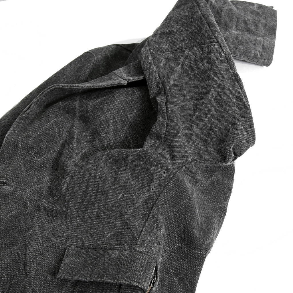 新品 taichimurakami タイチムラカミ / 24AW DOUBLE BREASTED WORK COAT  / size 6 (WASHED BLACK)