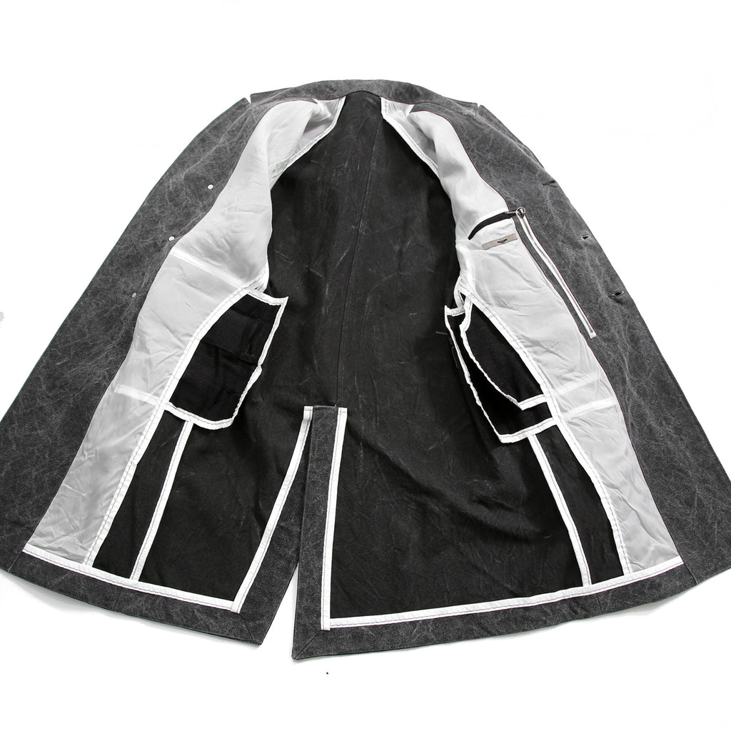 新品 taichimurakami タイチムラカミ / 24AW DOUBLE BREASTED WORK COAT  / size 6 (WASHED BLACK)