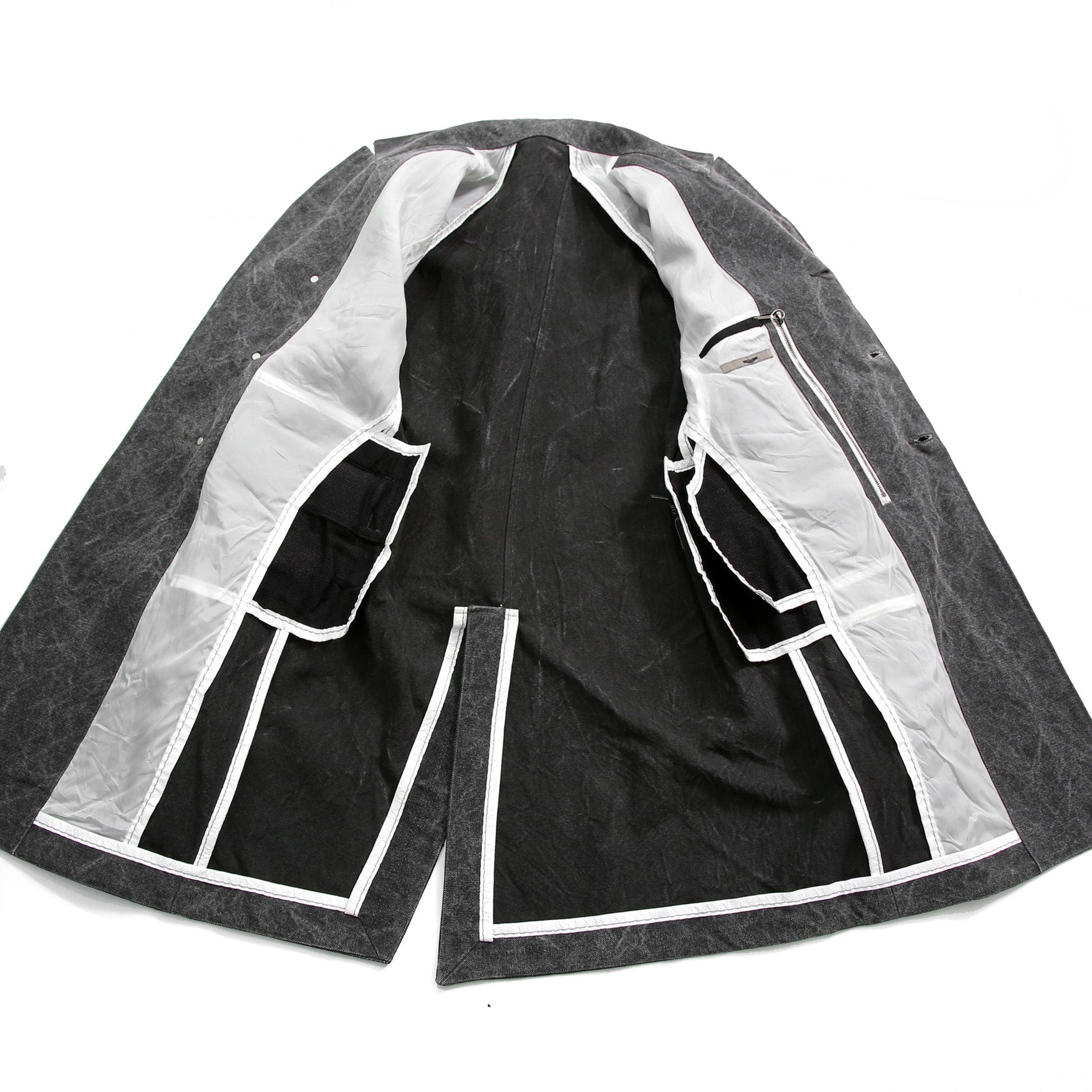 新品 taichimurakami タイチムラカミ / 24AW DOUBLE BREASTED WORK COAT  / size 6 (WASHED BLACK)