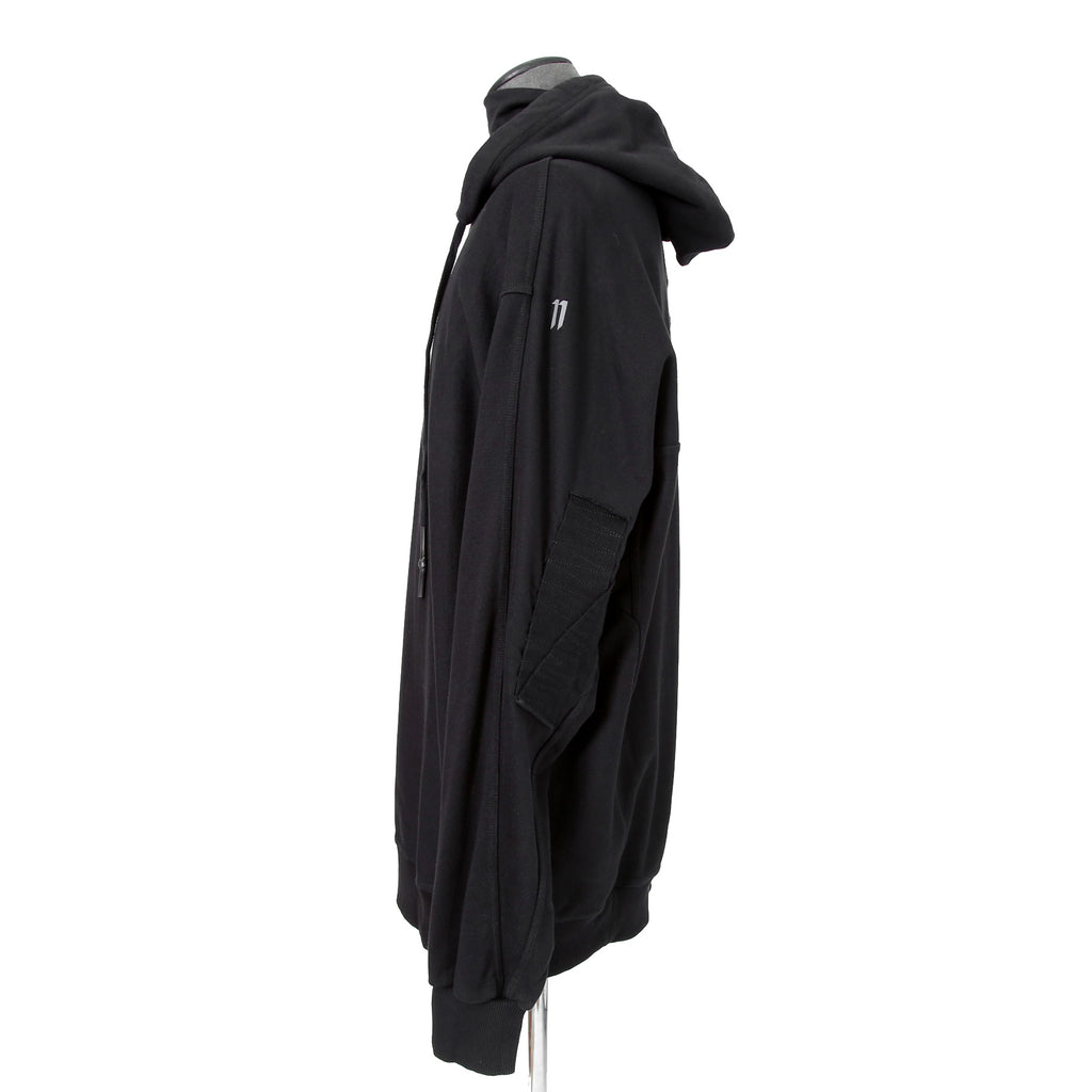 11 BY BORIS BIDJAN SABERI x Reebok LTD / 255SS 美品 CONSTRUCTED SWEAT HOODIE / size L (BLACK)
