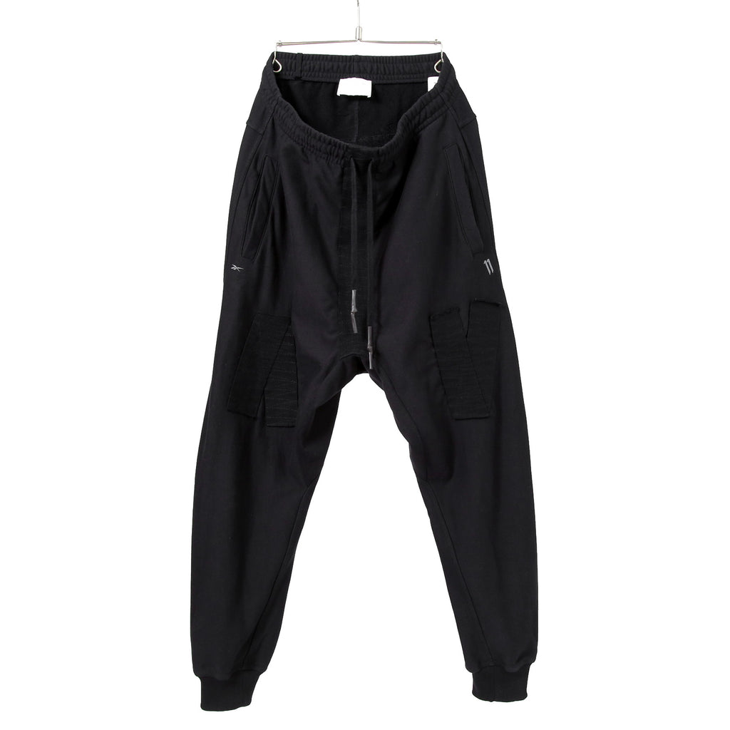 11 BY BORIS BIDJAN SABERI x Reebok LTD / 25SS 美品 CONSTRUCTED SWEAT JOGGER PANTS / size M (BLACK)