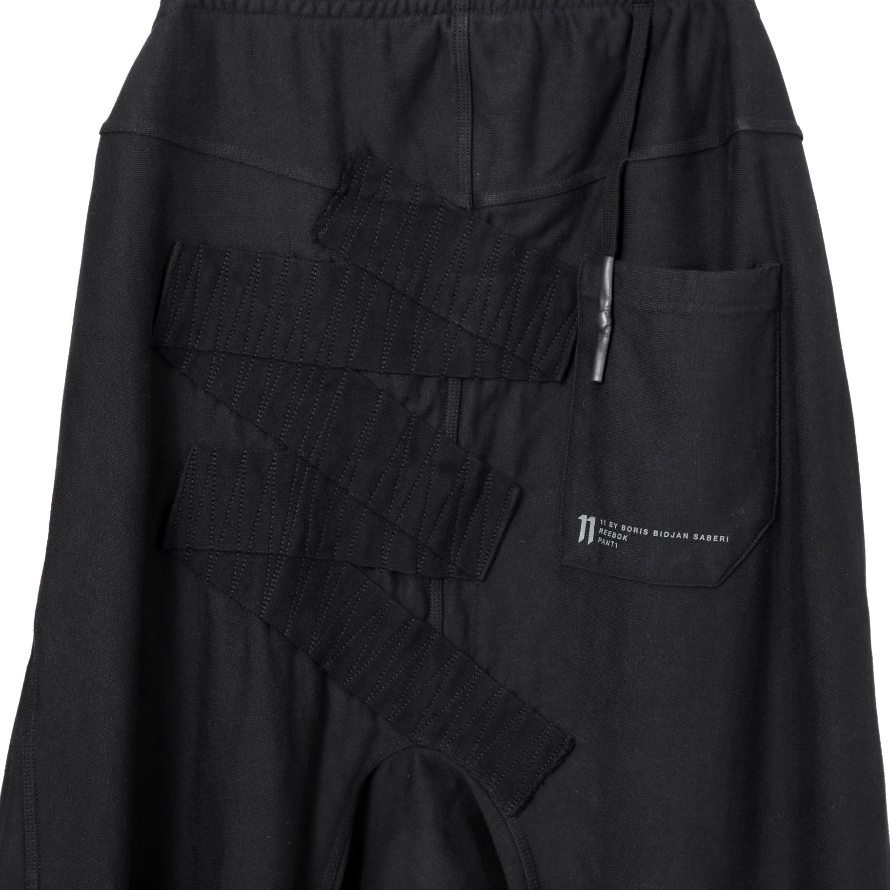 11 BY BORIS BIDJAN SABERI x Reebok LTD / 25SS 美品 CONSTRUCTED SWEAT JOGGER PANTS / size M (BLACK)