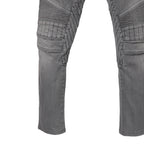 BALMAN バルマン / ストレッチ バイカー デニム  / スキニーパンツ  / size 29 (GRAY)