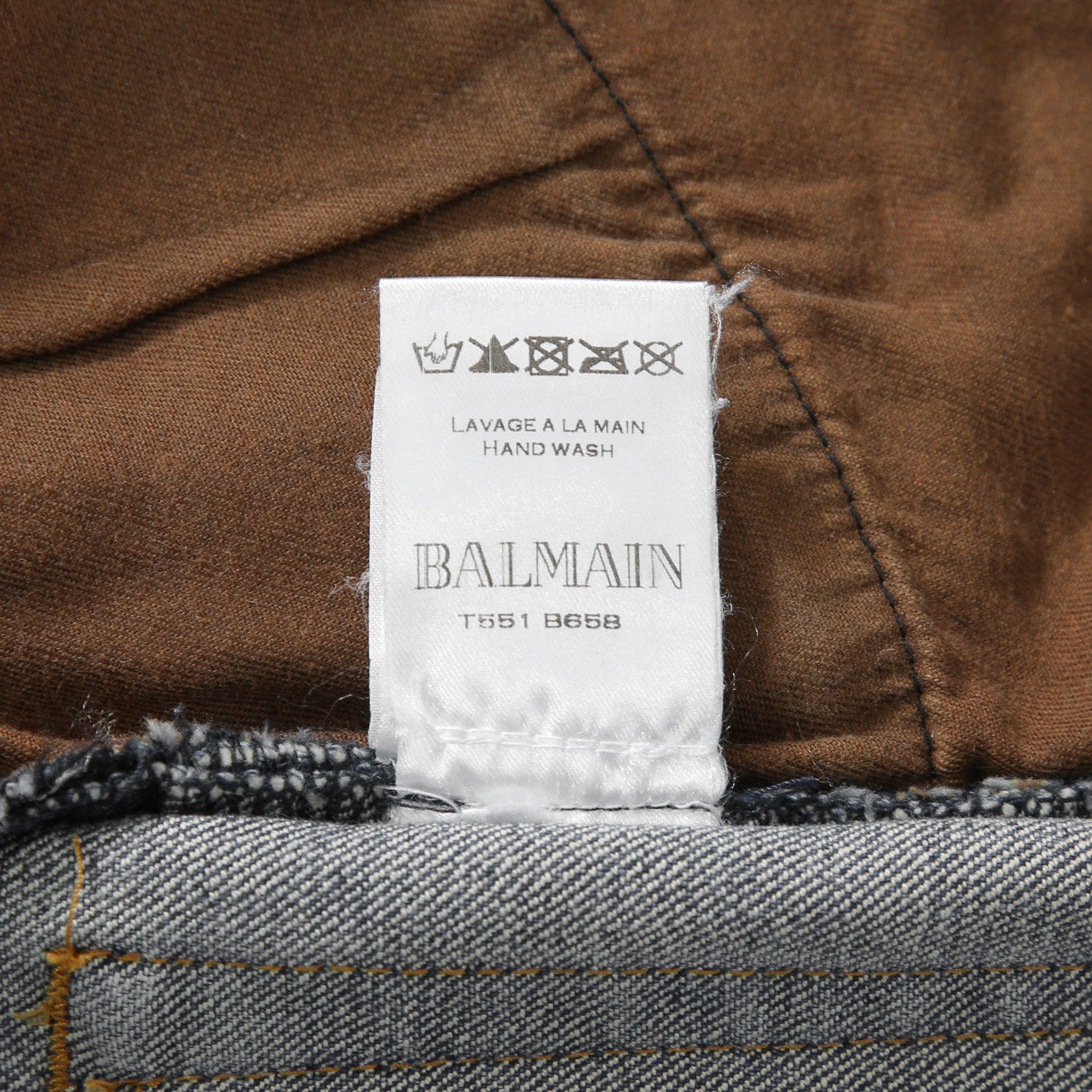 BALMAN バルマン / 蛇腹 バイカー ダメージ加工 デニム パンツ / スキニー / size 29 (BLACK)