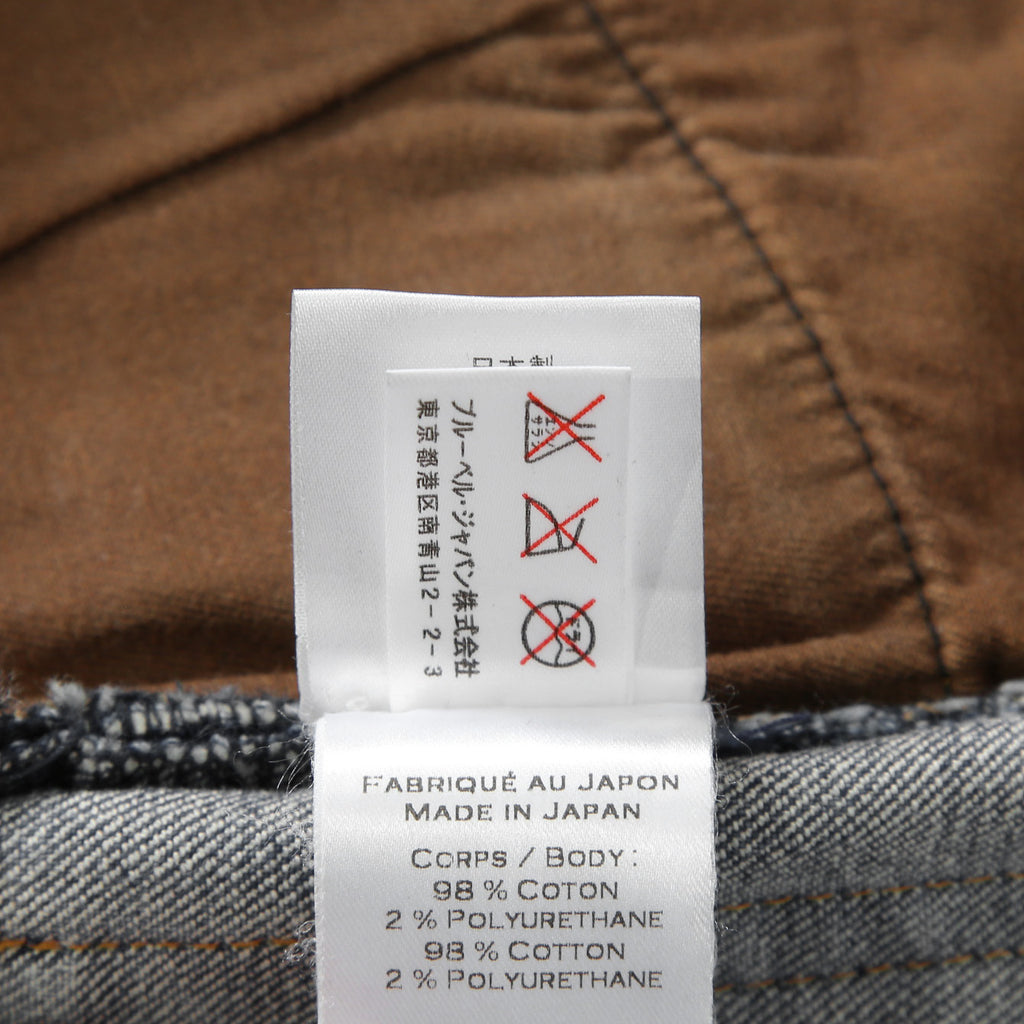 BALMAN バルマン / 蛇腹 バイカー ダメージ加工 デニム パンツ / スキニー / size 29 (BLACK)