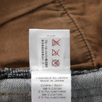 BALMAN バルマン / 蛇腹 バイカー ダメージ加工 デニム パンツ / スキニー / size 29 (BLACK)