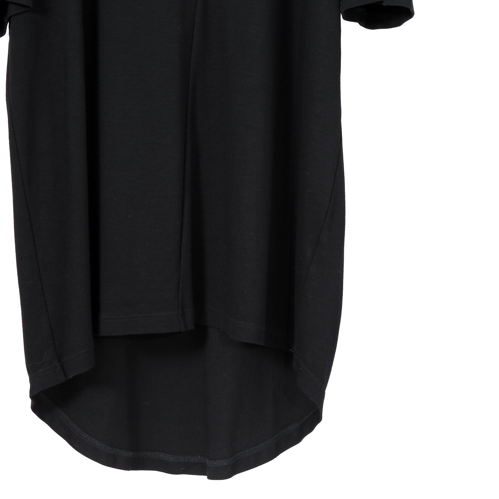 LEMURIA レムリア / BIAS HENRY NECK S/S TOP / DELAVIS PUNCH ROME / size FREE (BLACK)