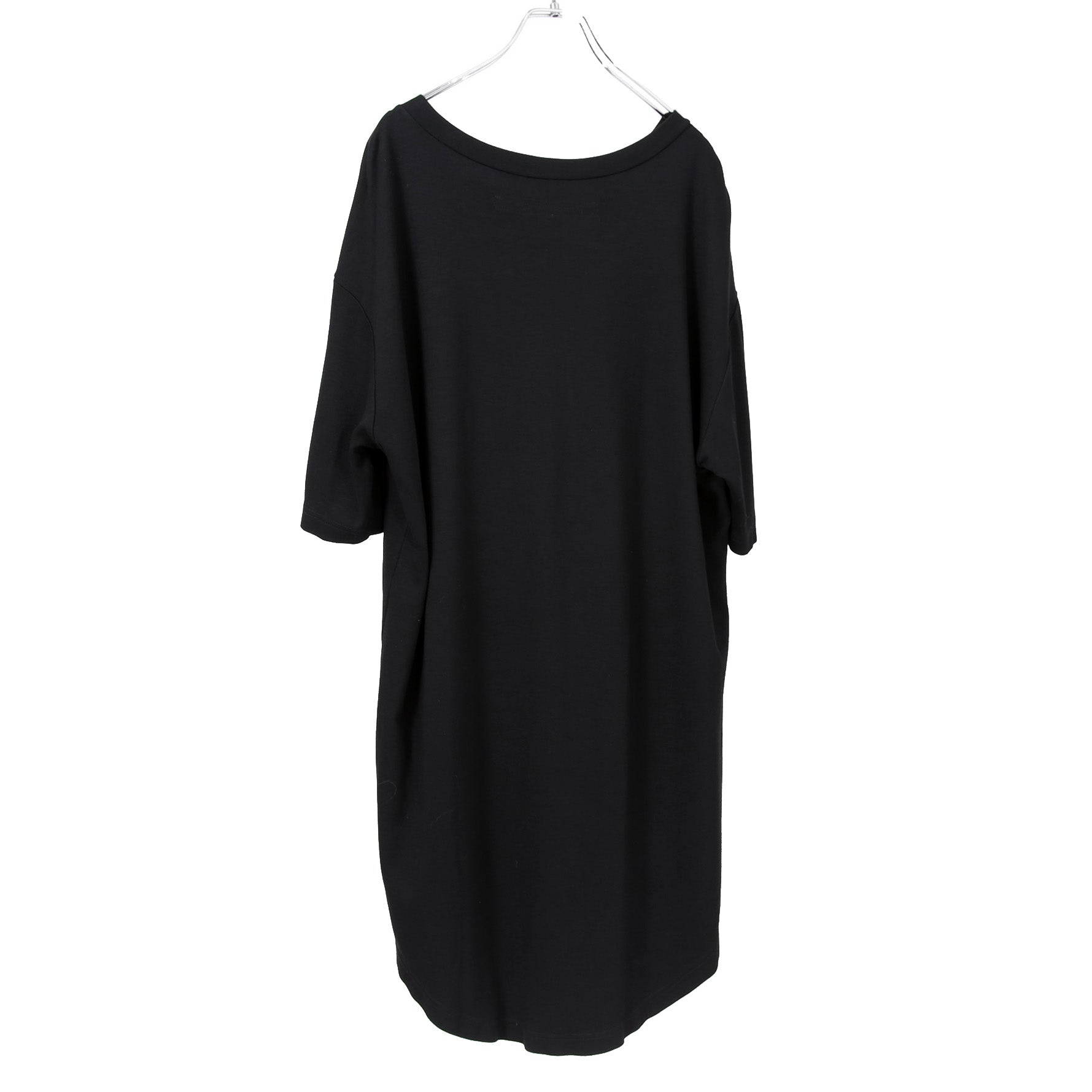 LEMURIA レムリア / BIAS HENRY NECK S/S TOP / DELAVIS PUNCH ROME / size FREE (BLACK)