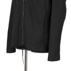 新品 m.a+ エムエークロス / 25SS Zipped Tall Collar Shirt Jacket / H252DZ  CVPS / size 52 (BLACK)