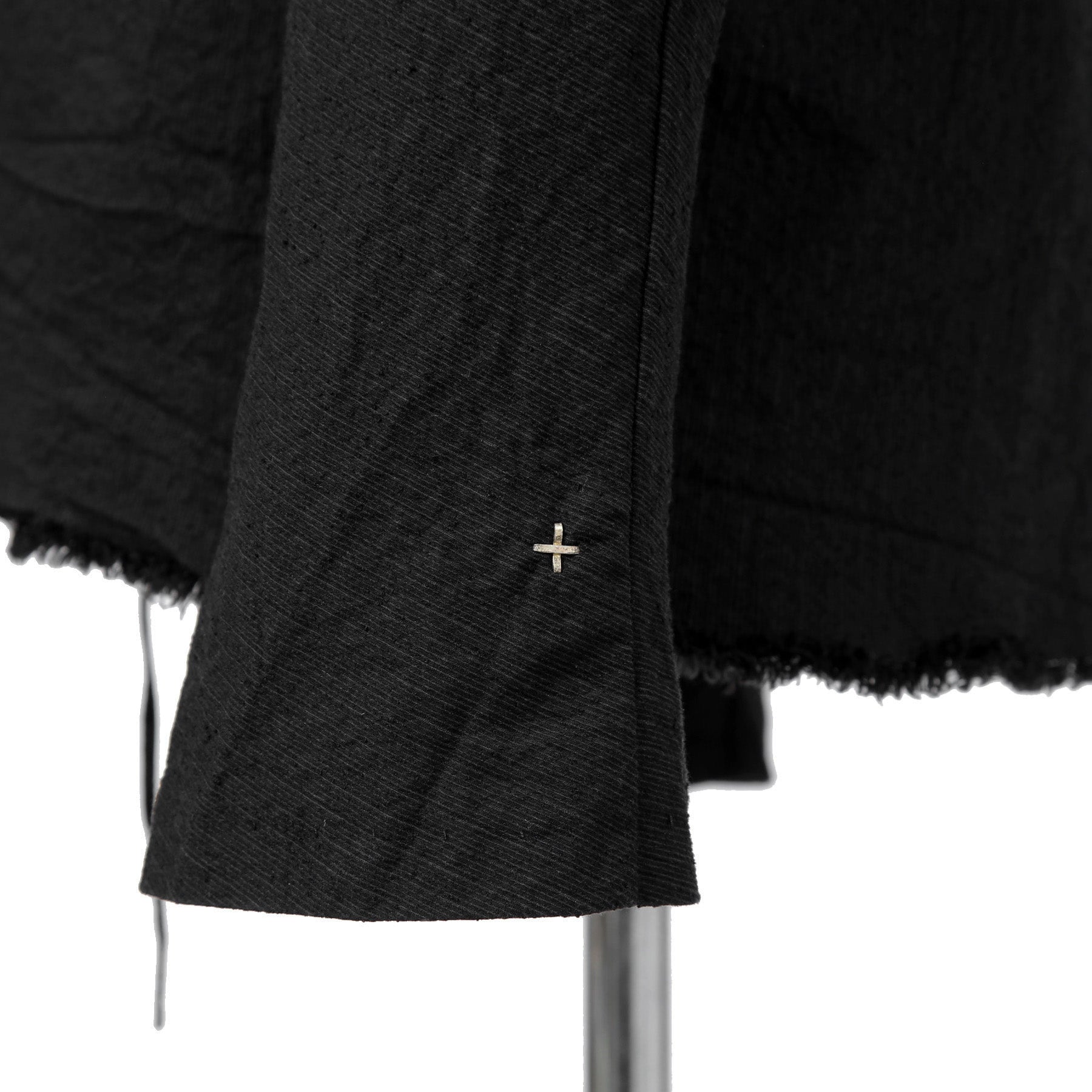 新品 m.a+ エムエークロス / 25SS Zipped Tall Collar Shirt Jacket / H252DZ  CVPS / size 52 (BLACK)