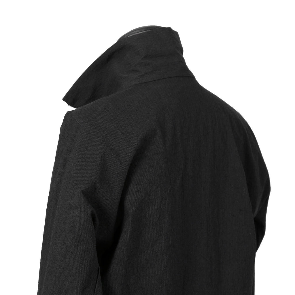 新品 m.a+ エムエークロス / 25SS Zipped Tall Collar Shirt Jacket / H252DZ  CVPS / size 52 (BLACK)