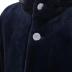 North Beach ノースビーチ / Mink Far Hooded Coat / NAVY