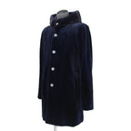 North Beach ノースビーチ / Mink Far Hooded Coat / NAVY