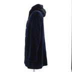 North Beach ノースビーチ / Mink Far Hooded Coat / NAVY
