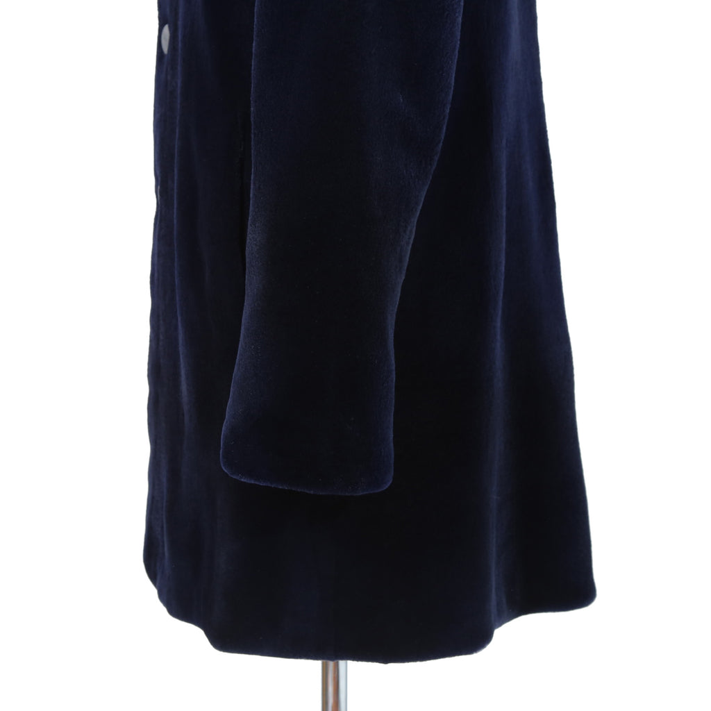 North Beach ノースビーチ / Mink Far Hooded Coat / NAVY