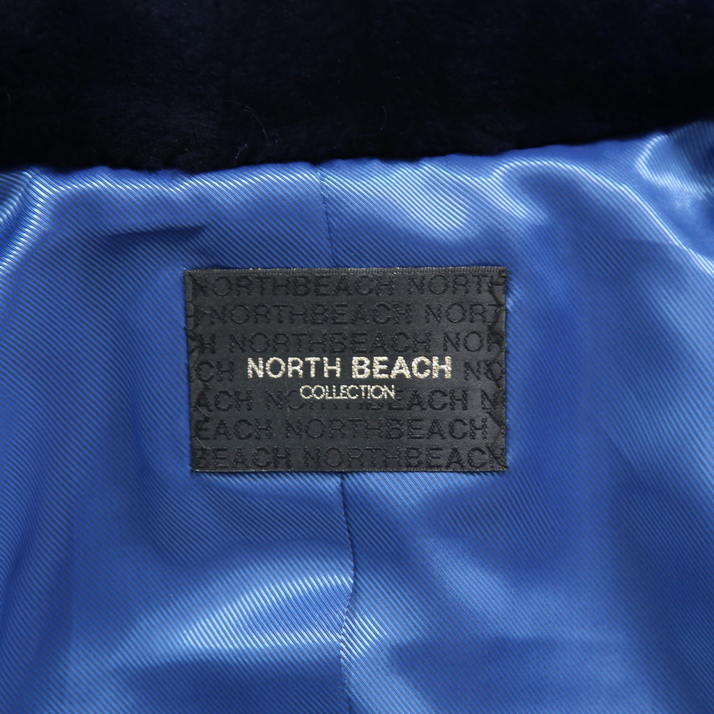 North Beach ノースビーチ / Mink Far Hooded Coat / NAVY