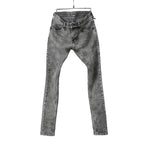 STRUM ストラム / 21SS 美品 11oz オーガニックコットン ストレッチ デニム SKINNY JOHN スキニー パンツ ケミカルエコブリーチ / size 30 (GRAY)