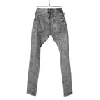 STRUM ストラム / 21SS 美品 11oz オーガニックコットン ストレッチ デニム SKINNY JOHN スキニー パンツ ケミカルエコブリーチ / size 30 (GRAY)
