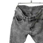 STRUM ストラム / 21SS 美品 11oz オーガニックコットン ストレッチ デニム SKINNY JOHN スキニー パンツ ケミカルエコブリーチ / size 30 (GRAY)