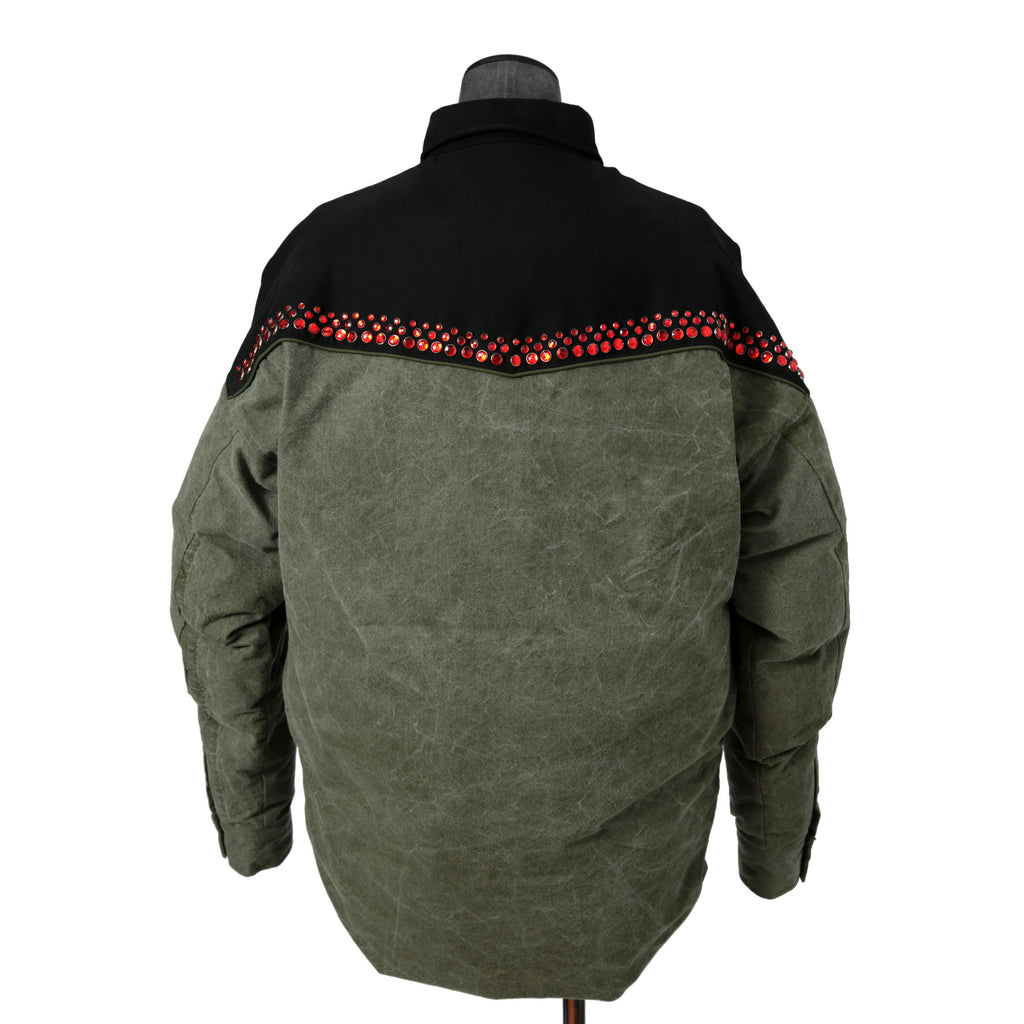 希少 / 新品 READYMADE レディーメイド / Western Down Jacket / Military Tent / size 2 (KHAKI)
