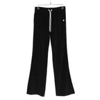 CELINE セリーヌ / 美品 トリオンフ 刺繍 ベルベット トラックパンツ / ベロア ジャージ/  2Z350748Q / size S (BLACK)