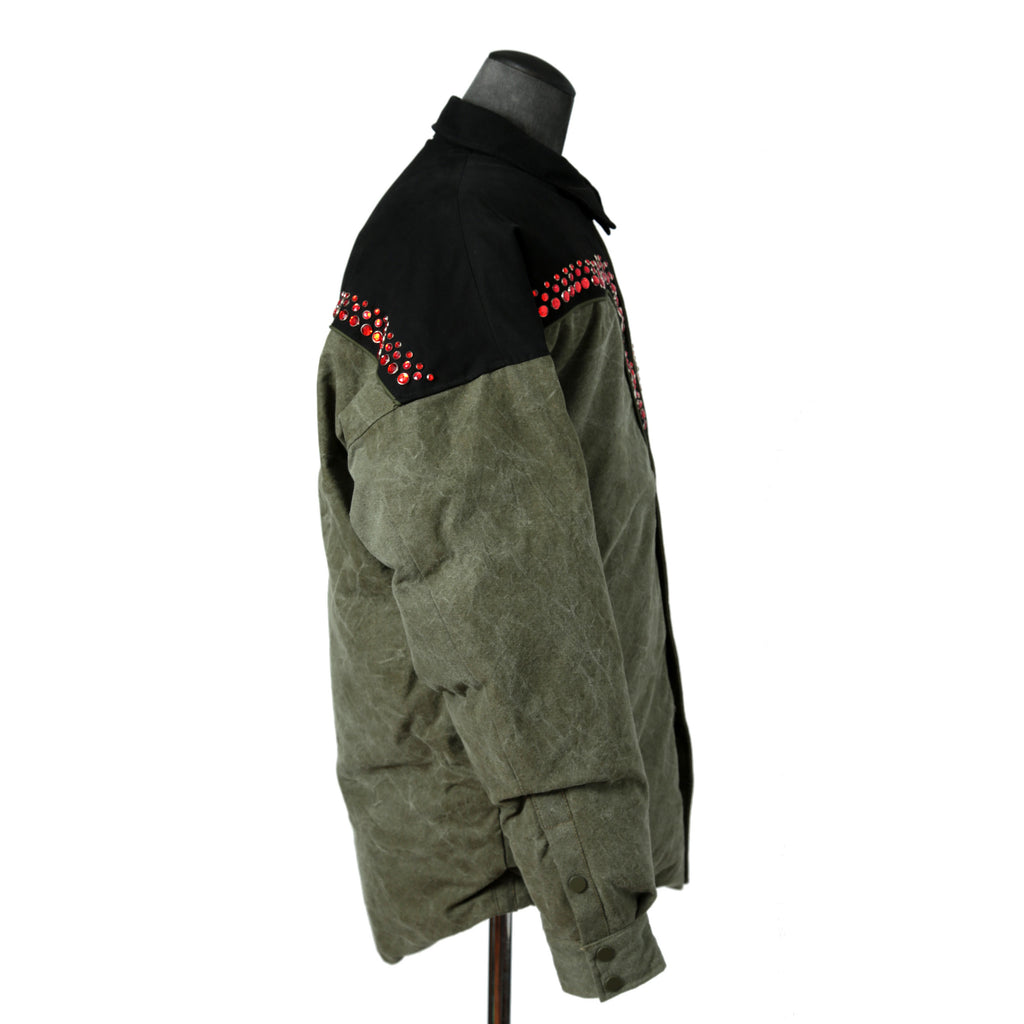 希少 / 新品 READYMADE レディーメイド / Western Down Jacket / Military Tent / size 2 (KHAKI)