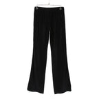 CELINE セリーヌ / 美品 トリオンフ 刺繍 ベルベット トラックパンツ / ベロア ジャージ/  2Z350748Q / size S (BLACK)