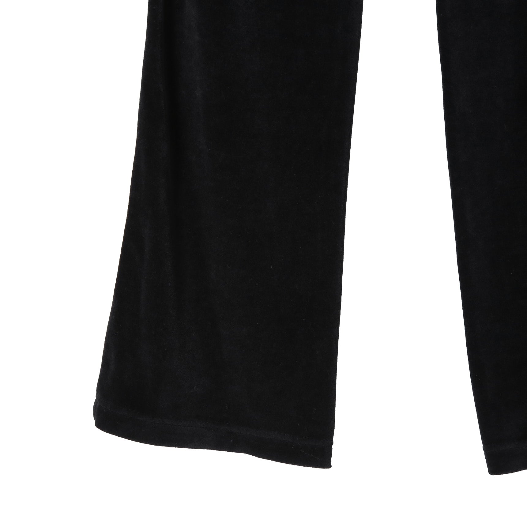 CELINE セリーヌ / 美品 トリオンフ 刺繍 ベルベット トラックパンツ / ベロア ジャージ/  2Z350748Q / size S (BLACK)