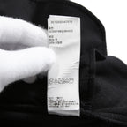 CELINE セリーヌ / 美品 トリオンフ 刺繍 ベルベット トラックパンツ / ベロア ジャージ/  2Z350748Q / size S (BLACK)