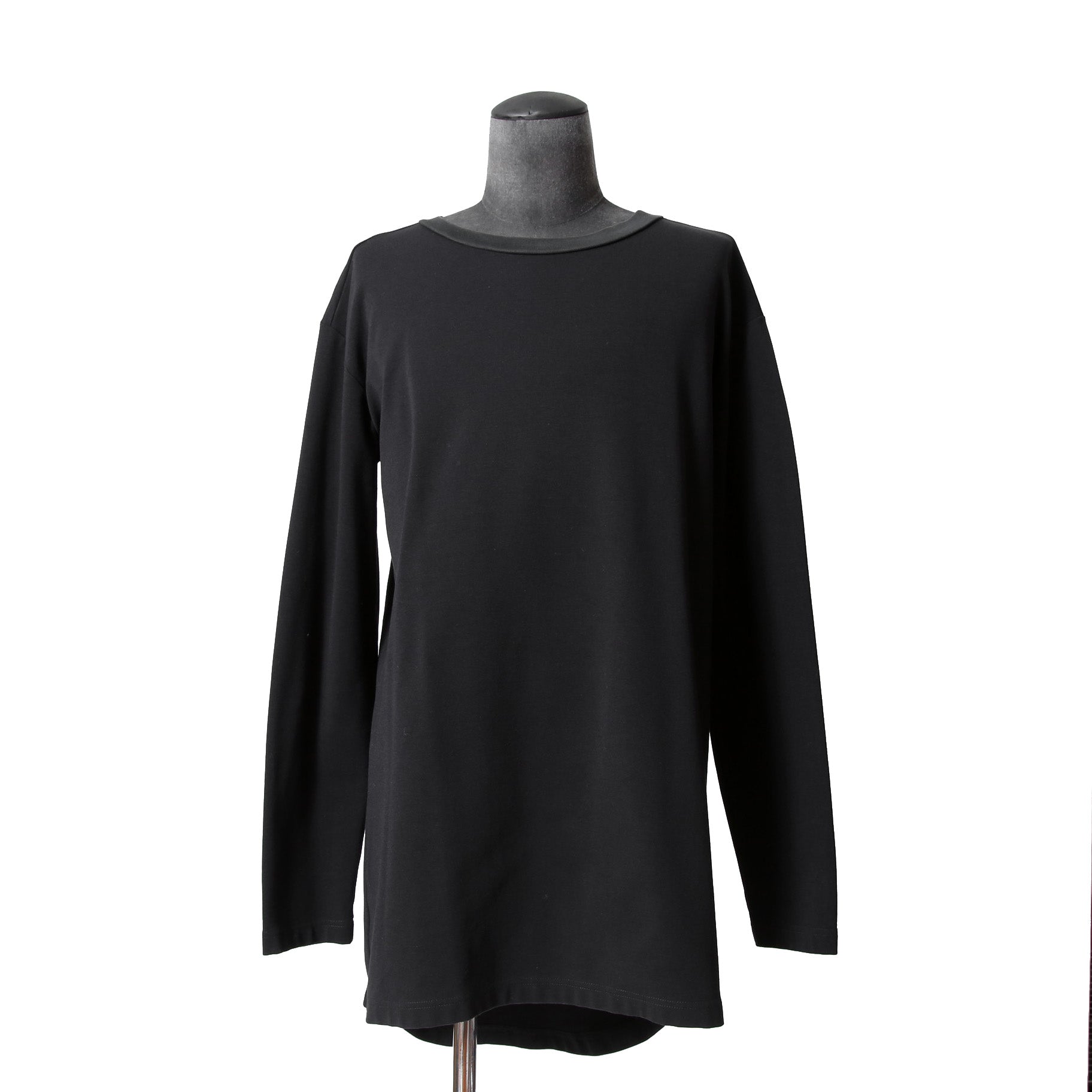 LEMURIA レムリア / 22AW FLOWING LONG SLEEVE TOPS / LUX-WARM Premium 長袖 Tシャツ  / size FREE (BLACK)