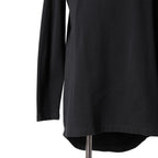 LEMURIA レムリア / 22AW FLOWING LONG SLEEVE TOPS / LUX-WARM Premium 長袖 Tシャツ  / size FREE (BLACK)