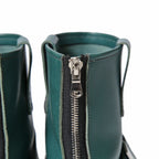 STRUM ストラム / 25SS / 美品 イタリアン ダブルショルダー ショートエンジニアブーツ MATILDA  / size 26cm (TURQUOISE) シューズ