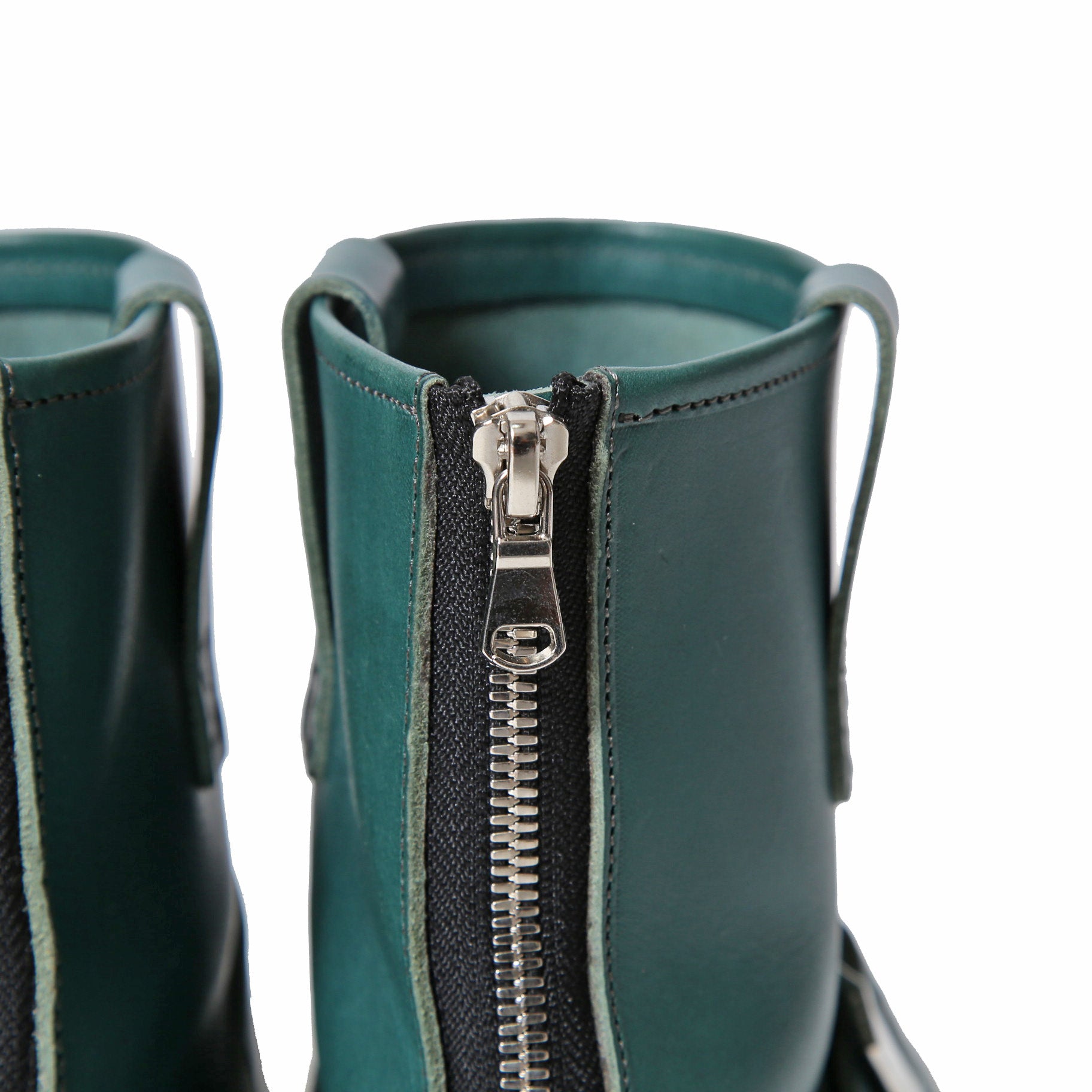 STRUM ストラム / 25SS / 美品 イタリアン ダブルショルダー ショートエンジニアブーツ MATILDA  / size 26cm (TURQUOISE) シューズ