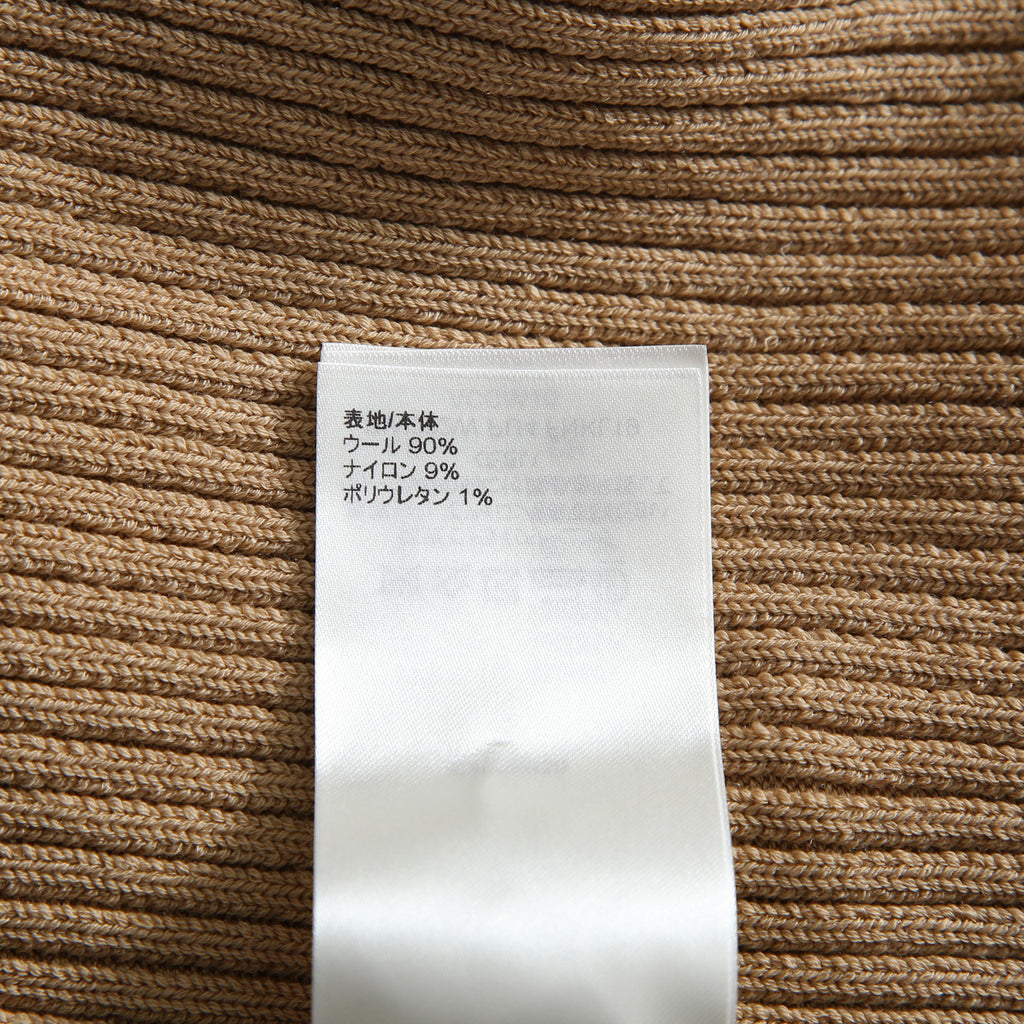 新品 LOUIS VUITTON ルイ ヴィトン / 22AW ボタン装飾 ウール リブ ニット / RW222W PU4 / size M (BEIGE) レディース