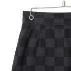 LOUIS VUITTON ルイ ヴィトン /  22AW 美品 ダミエ グラフィット デニム スカート / size 38 (BLACK x GRAY) レディース