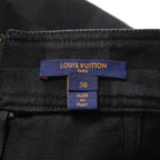 LOUIS VUITTON ルイ ヴィトン /  22AW 美品 ダミエ グラフィット デニム スカート / size 38 (BLACK x GRAY) レディース