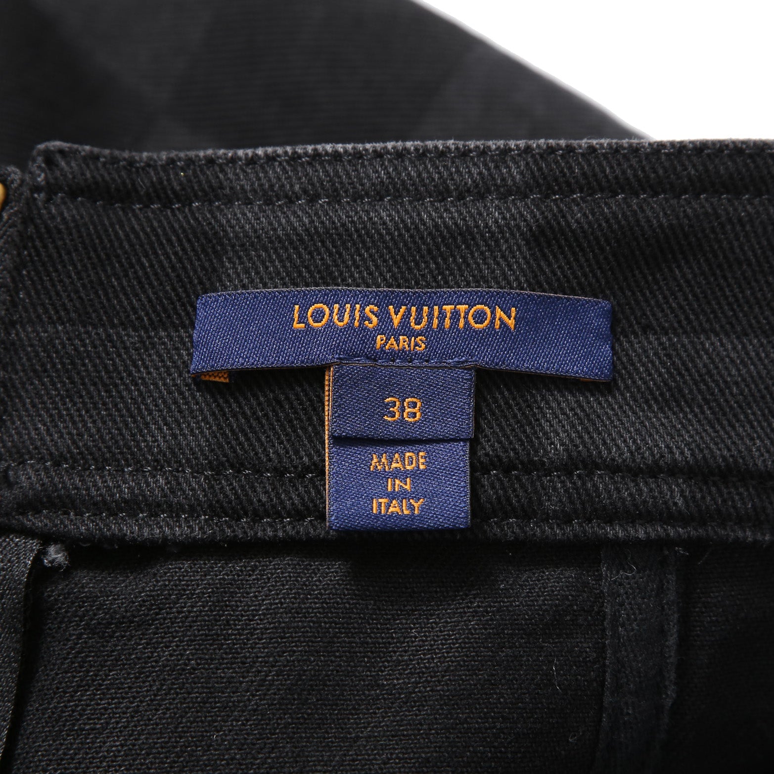 LOUIS VUITTON ルイ ヴィトン /  22AW 美品 ダミエ グラフィット デニム スカート / size 38 (BLACK x GRAY) レディース