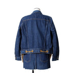 CELINE セリーヌ / 23AW 美品 表参道店 限定 トリオンフ ゴールドチェーン デニムジャケット/ size M (INDIGO) レディース