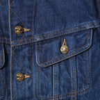 CELINE セリーヌ / 23AW 美品 表参道店 限定 トリオンフ ゴールドチェーン デニムジャケット/ size M (INDIGO) レディース