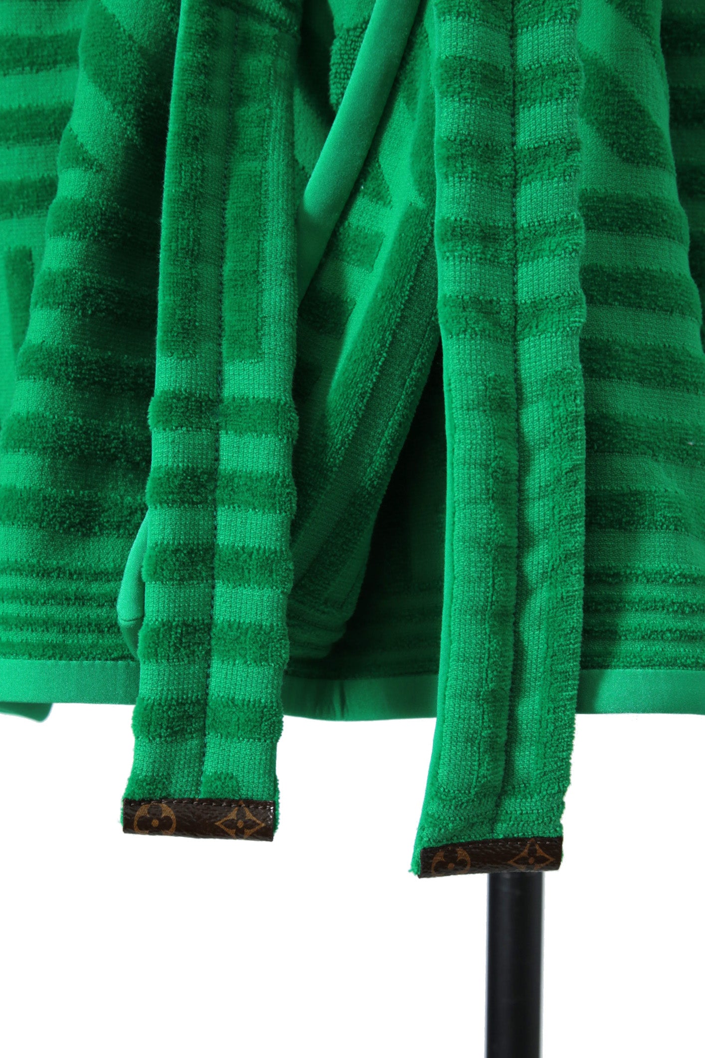 希少 極美品 LOUIS VUITTON ルイ ヴィトン / スターダスト リゾート 2022 バスローブ / size 36 GREEN 1AA8HU