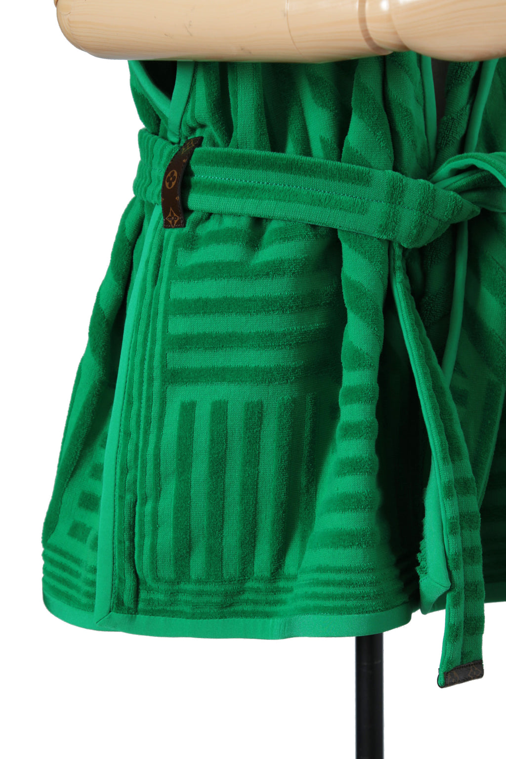 希少 極美品 LOUIS VUITTON ルイ ヴィトン / スターダスト リゾート 2022 バスローブ / size 36 GREEN 1AA8HU