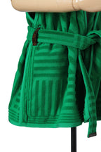 希少 極美品 LOUIS VUITTON ルイ ヴィトン / スターダスト リゾート 2022 バスローブ / size 36 GREEN 1AA8HU