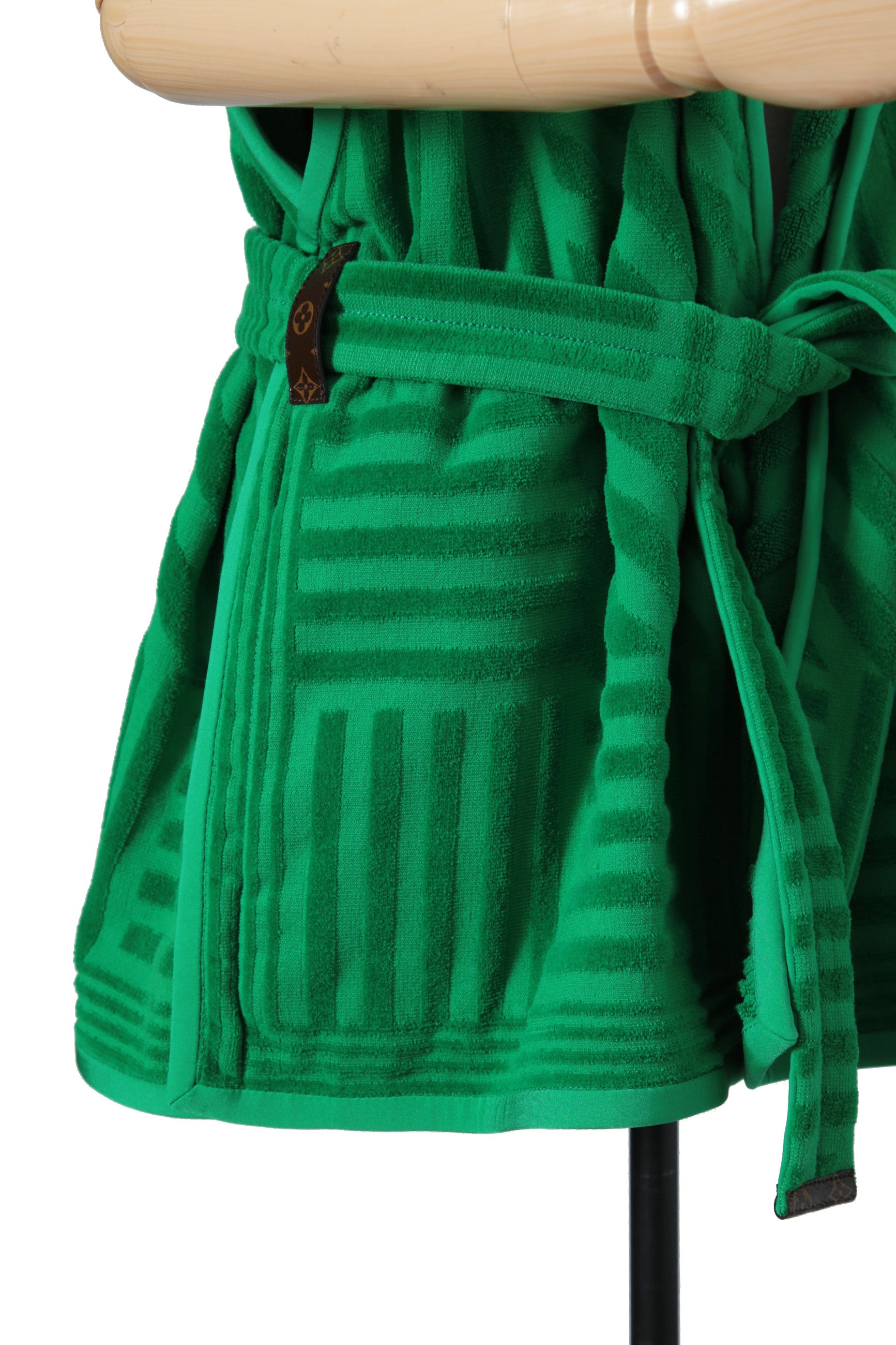 希少 極美品 LOUIS VUITTON ルイ ヴィトン / スターダスト リゾート 2022 バスローブ / size 36 GREEN 1AA8HU