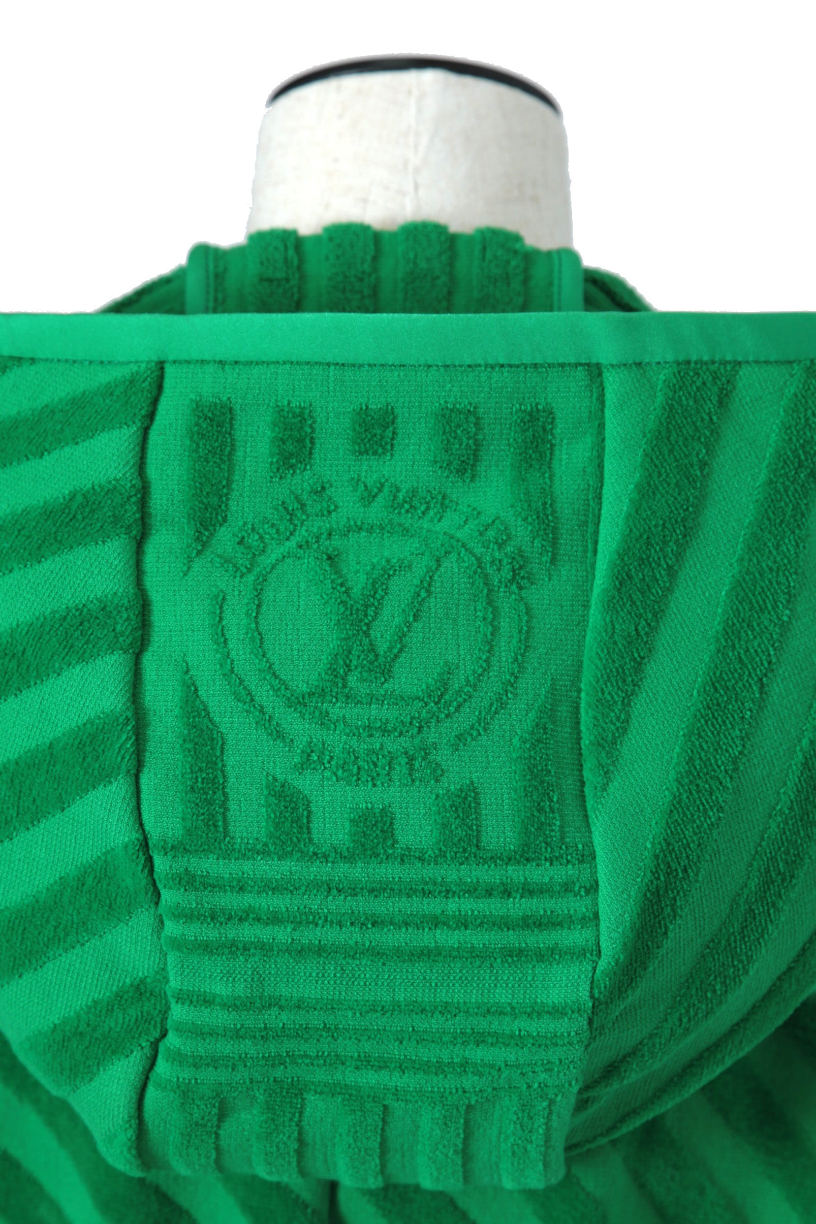 希少 極美品 LOUIS VUITTON ルイ ヴィトン / スターダスト リゾート 2022 バスローブ / size 36 GREEN 1AA8HU