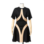 LOUIS VUITTON ルイヴィトン / 21AW モノグラム フラワー カーブ ドレス / 半袖 / RW212UOL FLDR32 / size M