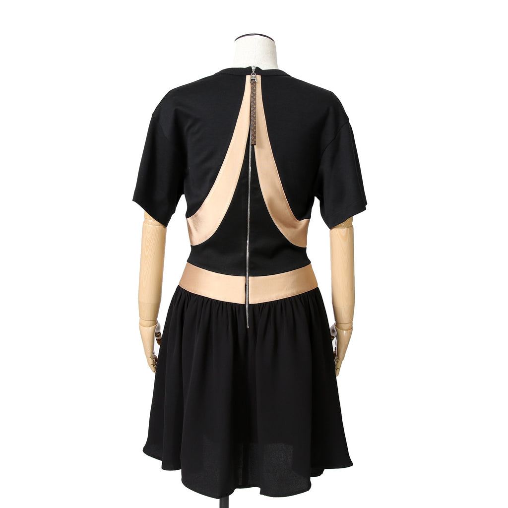 LOUIS VUITTON ルイヴィトン / 21AW モノグラム フラワー カーブ ドレス / 半袖 / RW212UOL FLDR32 / size M